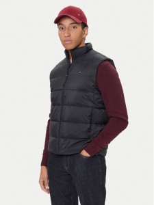 Tommy Hilfiger Kamizelka MW0MW41981 Czarny Regular Fit