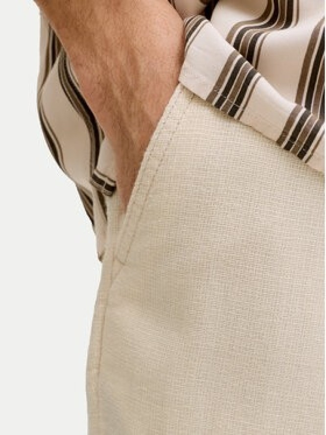 Jack & Jones Szorty materiałowe Ace Mykonos 12269376 Beżowy Regular Fit