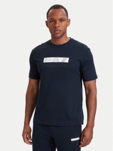 EA7 Emporio Armani T-Shirt 7M002415 AF10375 MB149 Granatowy Regular Fit