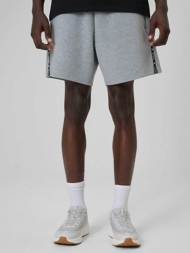 4F Spodenki dresowe męskie - szare 3XL