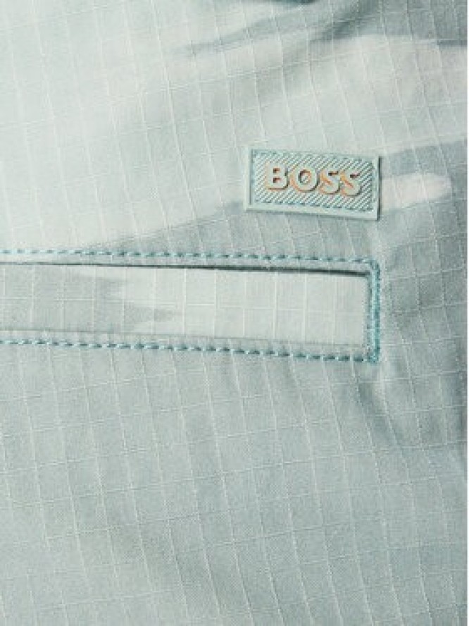 BOSS Szorty materiałowe Chino 50559411 Turkusowy Straight Fit