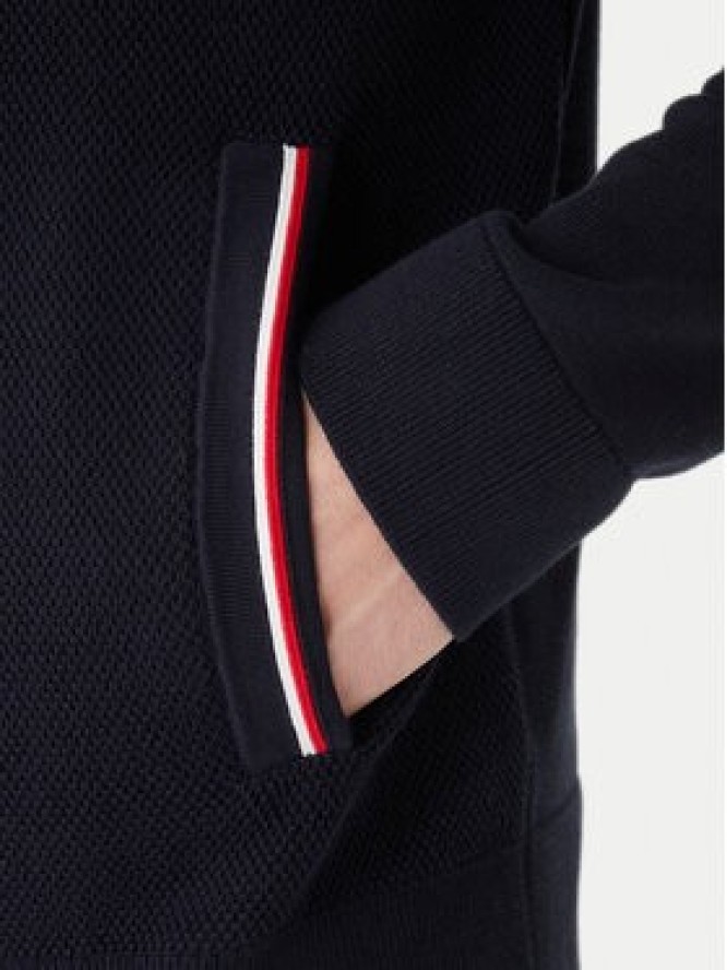 Tommy Hilfiger Kardigan MW0MW41543 Granatowy Regular Fit