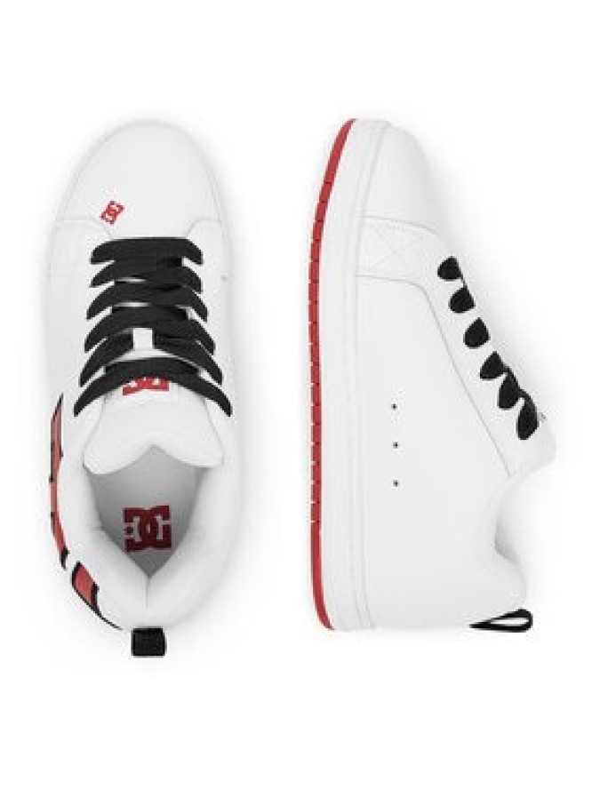 DC Shoes Sneakersy COURT GRAFFIK DC01661110 Biały