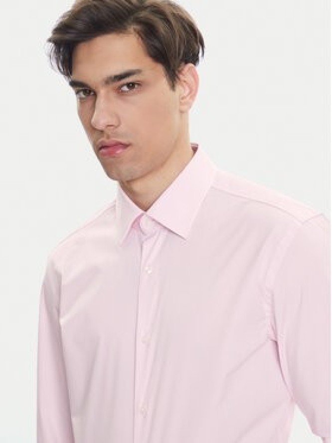 BOSS Koszula H-Hank 50469345 Różowy Slim Fit