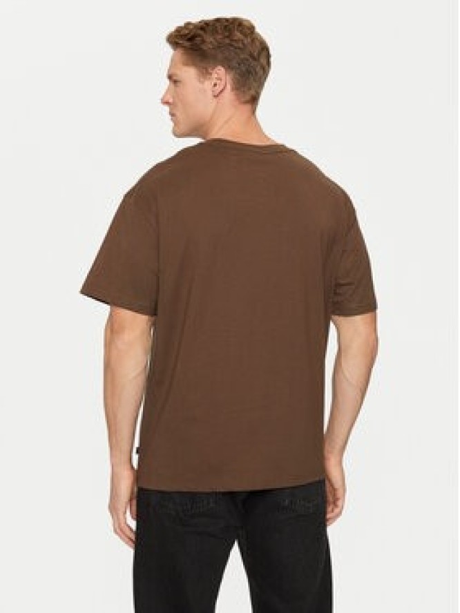 Solid T-Shirt Manes 21108333 Czarny Regular Fit