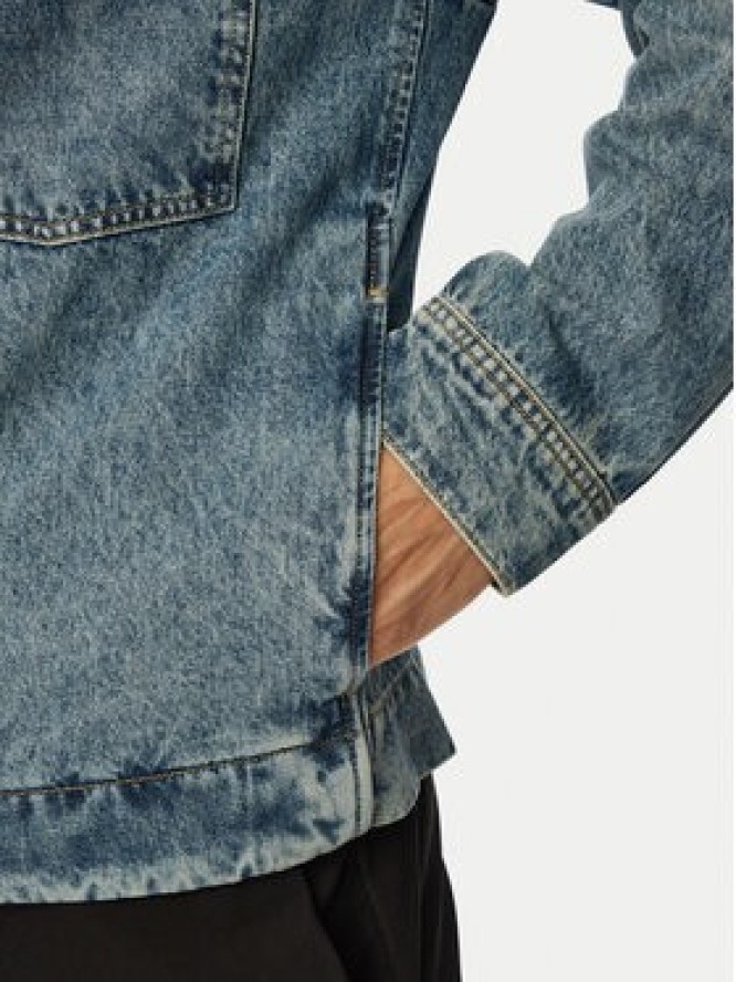 BOSS Kurtka jeansowa Luney BO 50566465 Niebieski Regular Fit