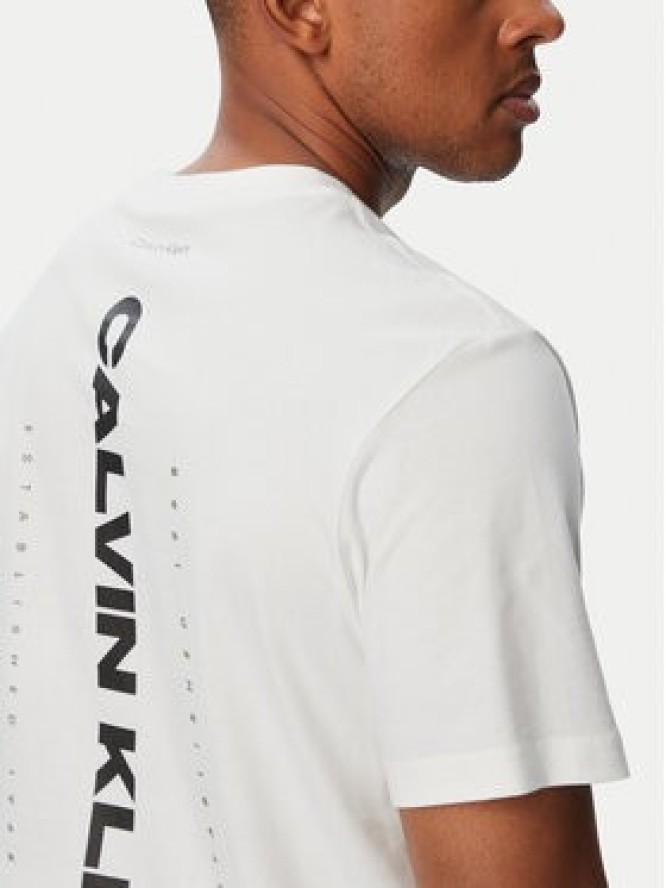 Calvin Klein Jeans T-Shirt LV04RG834G Biały Regular Fit