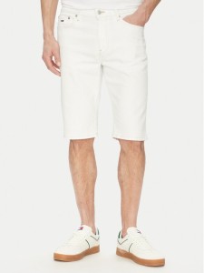 Tommy Jeans Szorty jeansowe Ryan DM0DM20956 Biały Regular Fit