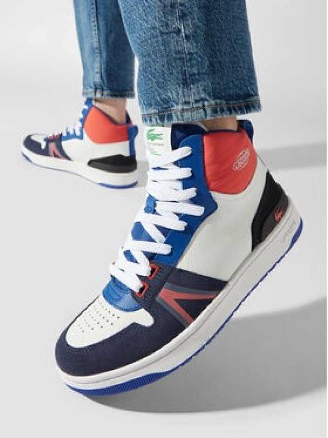 Lacoste Sneakersy L001 Mid 123 1 Sma 745SMA0027042 Biały