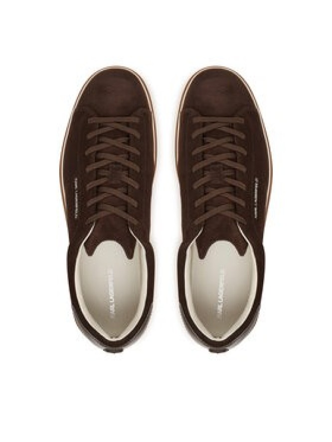 KARL LAGERFELD Sneakersy KL53527 Brązowy