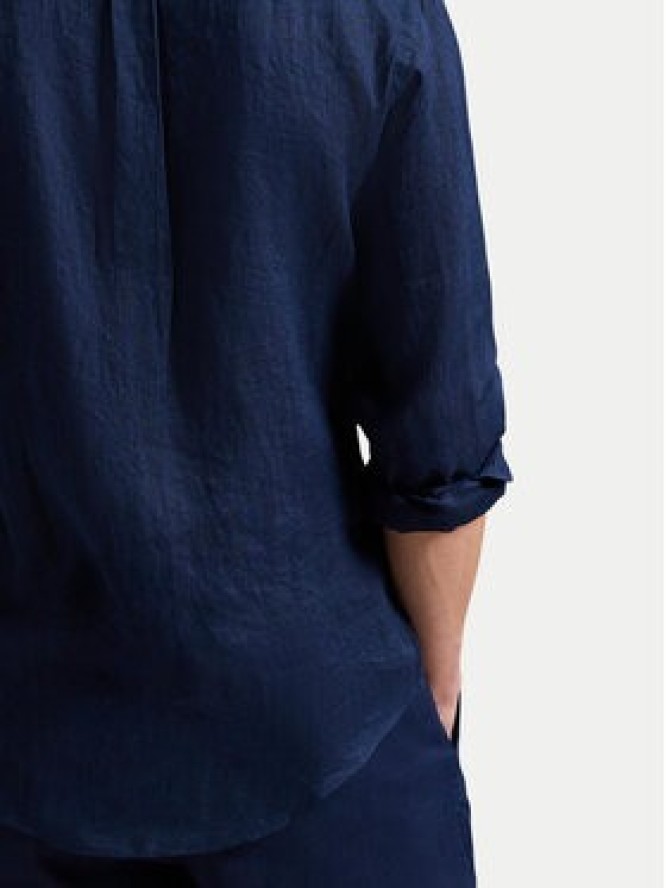 Polo Ralph Lauren Koszula 710968925002 Granatowy Slim Fit