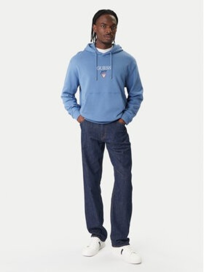 Guess Jeans Bluza 180299 Błękitny Classic Fit