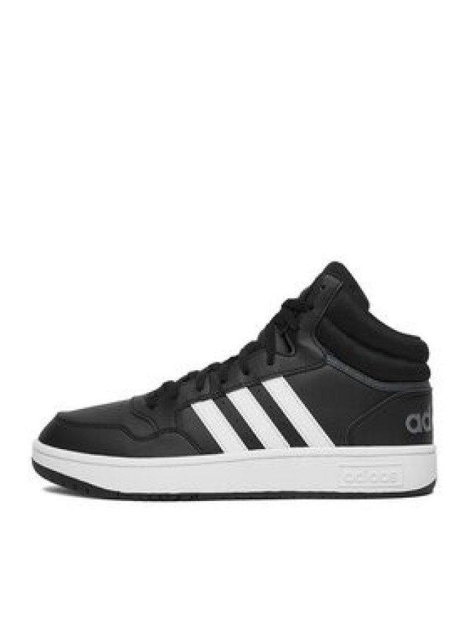 adidas Sneakersy HOOPS 3.0 MID GW3020 Czarny