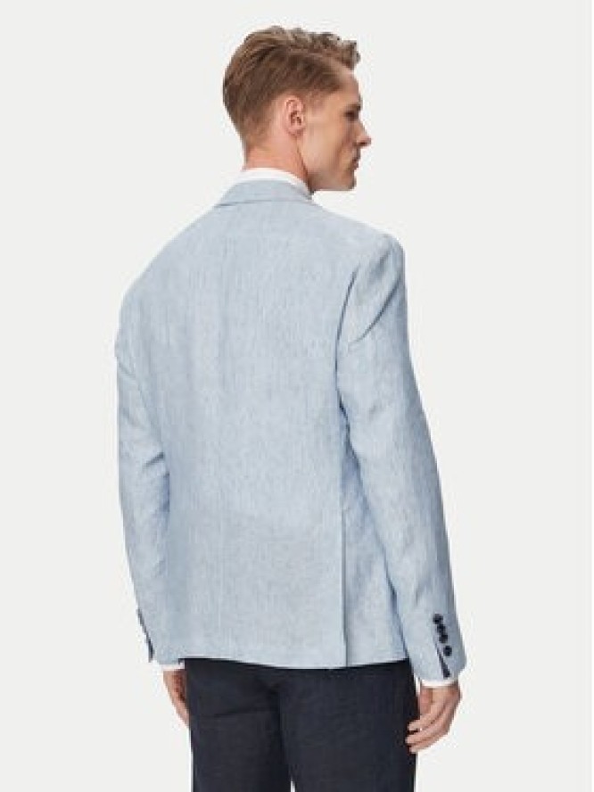 JOOP! Marynarka Hoverest 30102592 Niebieski jasny Slim Fit