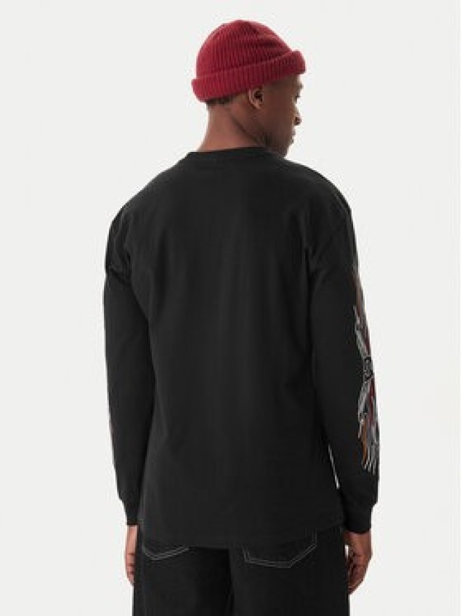 DC Shoes Longsleeve Burn Out HLS EDYZT04355 Czarny Regular Fit