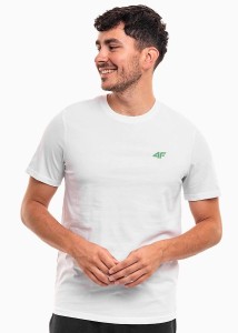 T-shirt bawełniany męski 4F 4FWSS26TTSHM4484