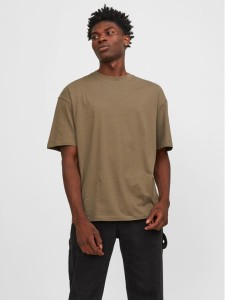 Jack & Jones T-Shirt Bradley 12249319 Brązowy Regular Fit