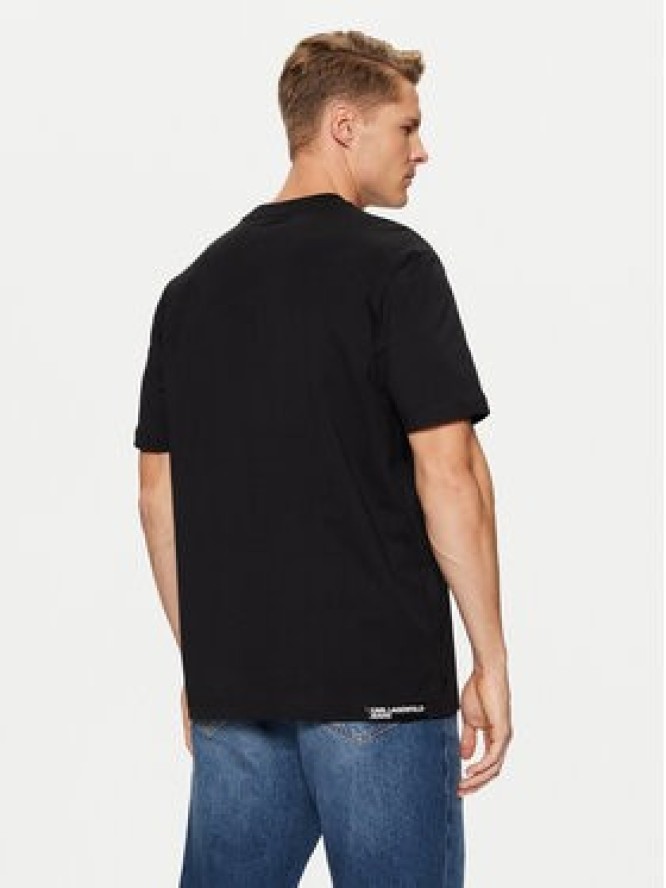 Karl Lagerfeld Jeans T-Shirt A1M17052 Czarny Regular Fit