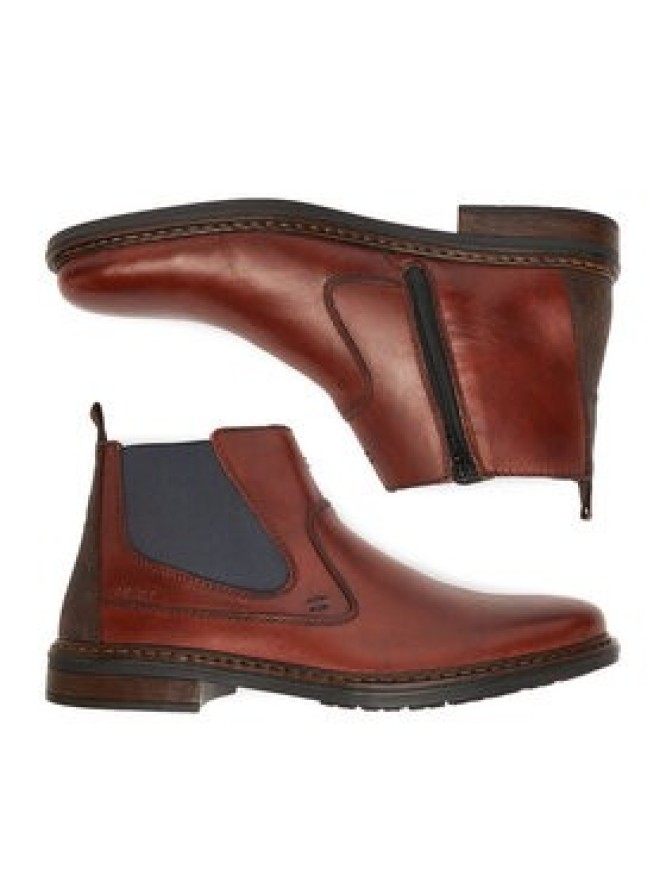 Rieker Botki 17654-22 Brązowy