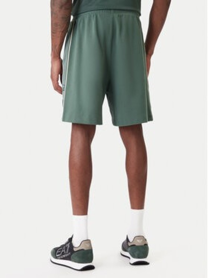 EA7 Emporio Armani Szorty sportowe 7M001501 AF12660 U7260 Zielony Regular Fit