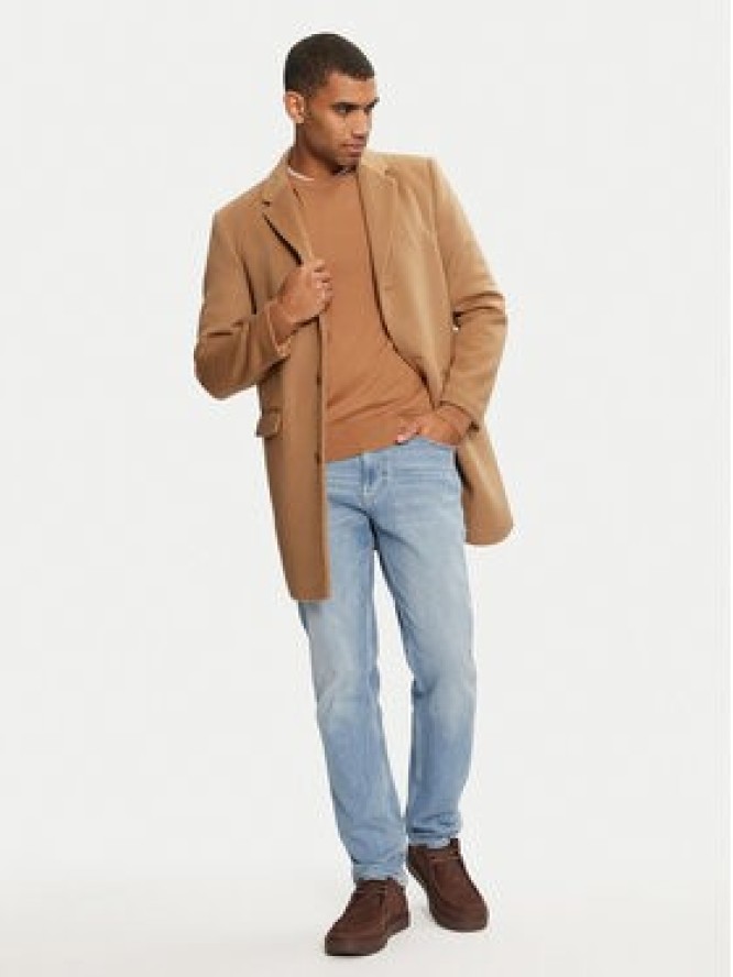 Tommy Hilfiger Sweter MW0MW28046 Brązowy Regular Fit