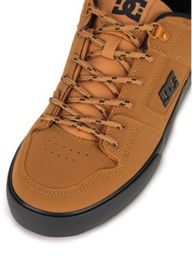 DC Shoes Sneakersy PURE WNT ADYS300151-WE9 Brązowy
