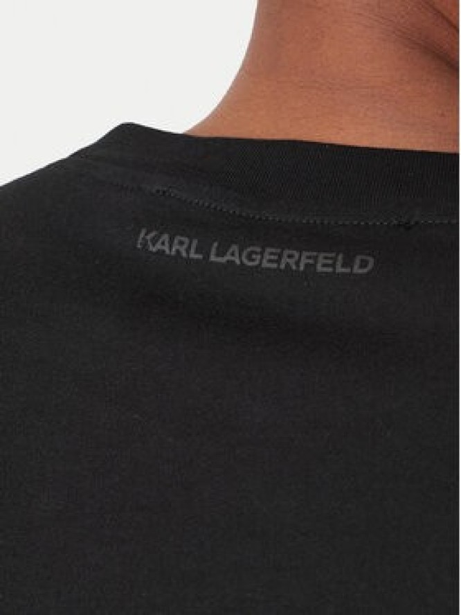 KARL LAGERFELD T-Shirt 755070 561252 Czarny Regular Fit