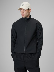 4F Kurtka softshell wiatroodporna membrana 5000 męska - czarna XL