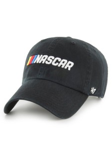 47 Brand Czapka z daszkiem '47 Clean Up Nascar w/No Loop Label NAS-NLRGW67GWS Czarny