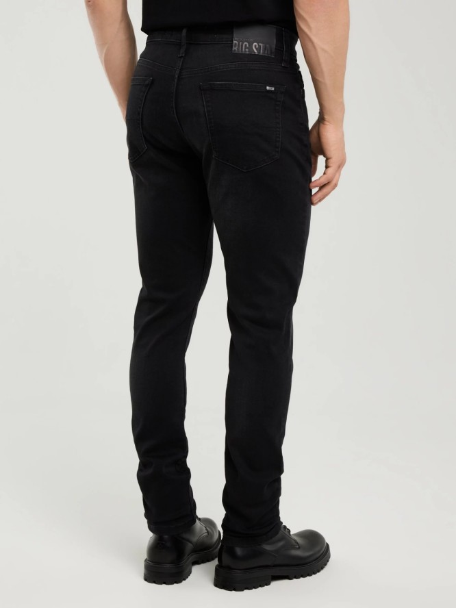 Jeansy męskie czarne Terry Carrot 956