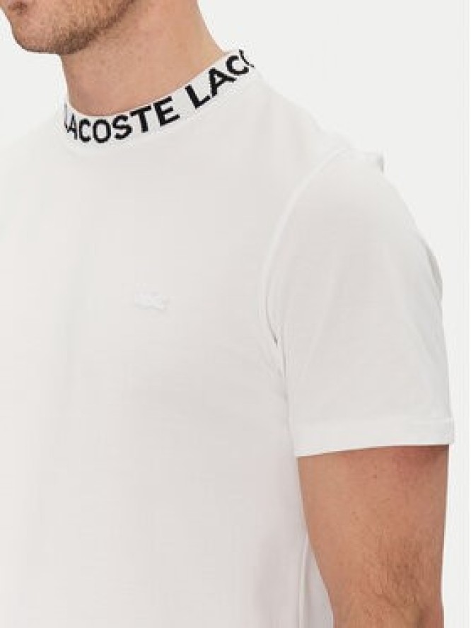 Lacoste T-Shirt TH9582 Biały Regular Fit