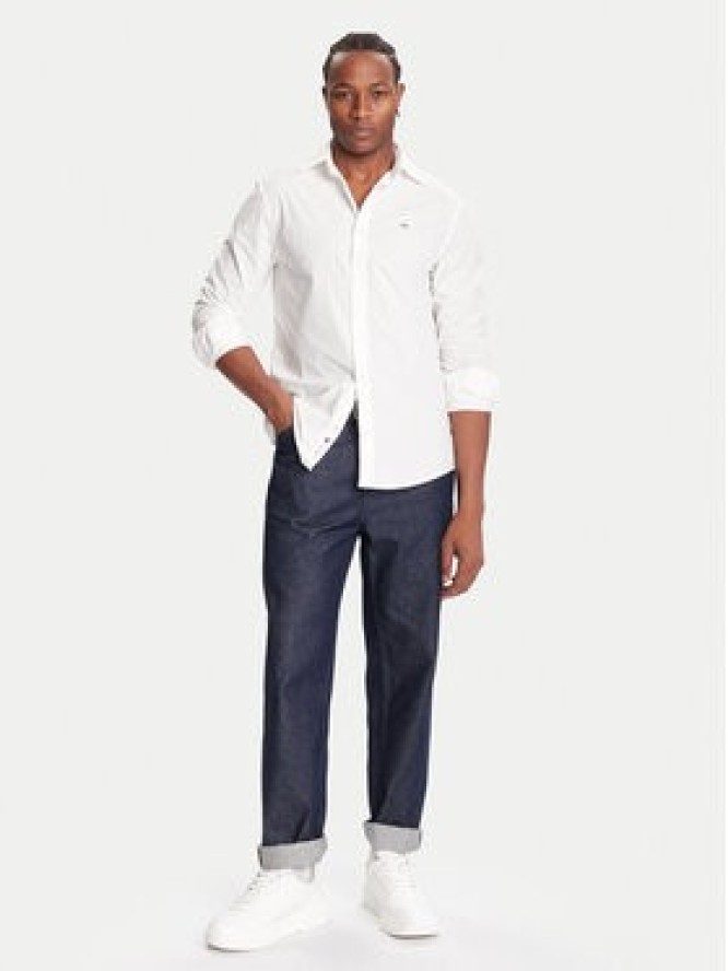 Tommy Jeans Koszula DM0DM22026 Biały Regular Fit