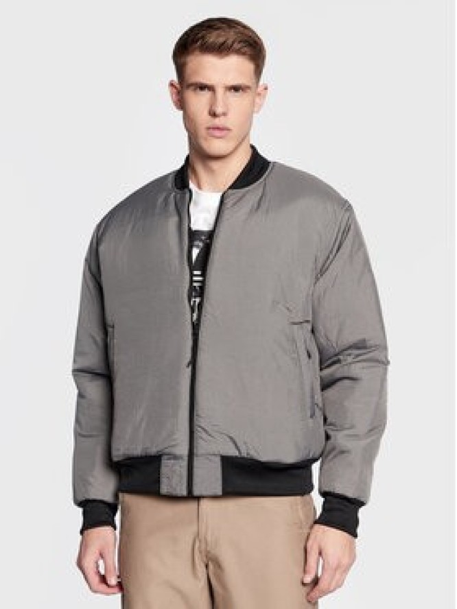 adidas Kurtka bomber Reclaim Reversible HK2760 Czarny Regular Fit