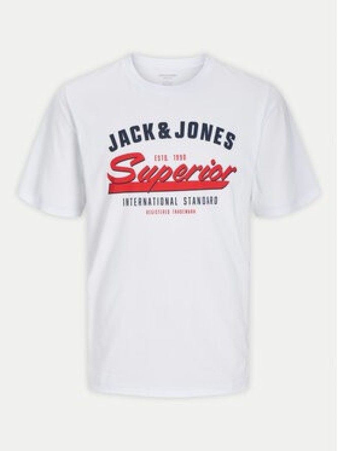 Jack & Jones T-Shirt Logo 12268267 Biały Standard Fit