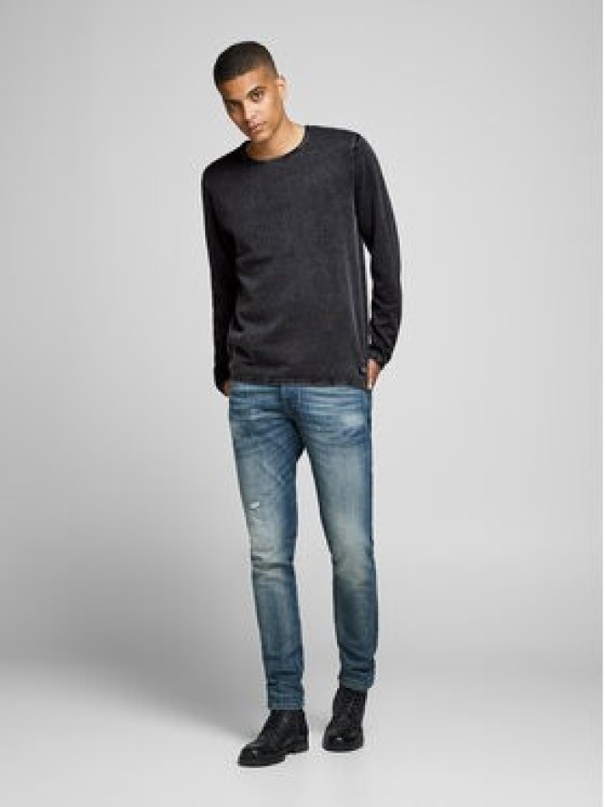 Jack & Jones Sweter Leo 12174001 Czarny Regular Fit