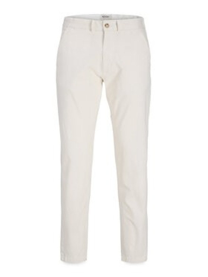 Jack & Jones Chinosy Kane 12268490 Écru Relaxed Fit