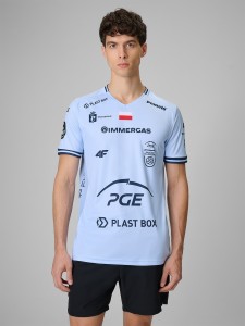 4F Koszulka meczowa replika domowa z sezonu 2025/26 męska 4F x Projekt Warszawa - niebieska S