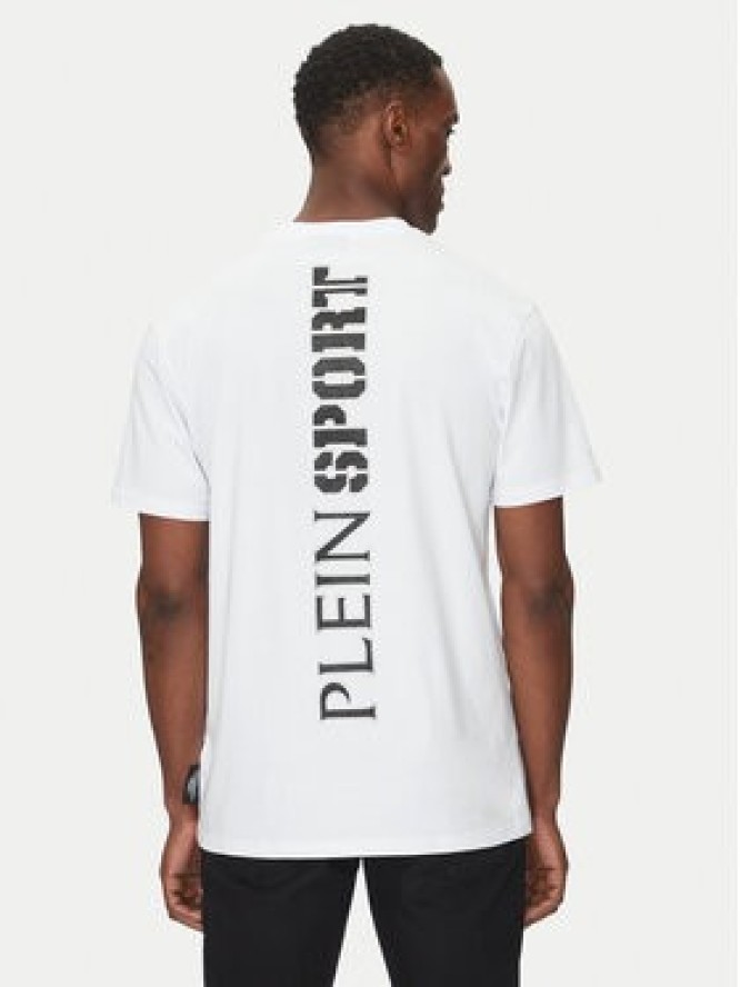 Plein Sport T-Shirt SAEC MTK8019 STE001N Biały Regular Fit