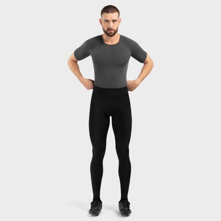 Męskie długie spodnie rowerowe z wkładką Kolarstwo Siroko Core Topclass