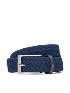 Tommy Hilfiger Pasek Męski Layton Elastic AM0AM13570 Niebieski
