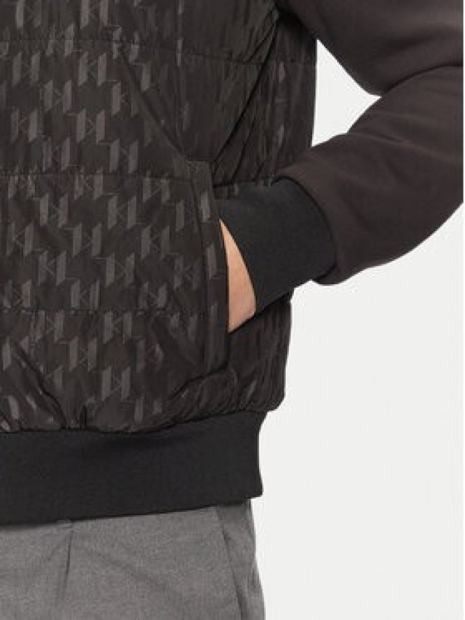 KARL LAGERFELD Kurtka przejściowa 505098 551517 Czarny Regular Fit