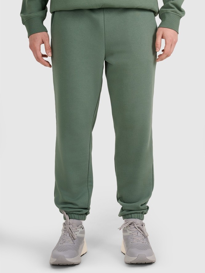 4F Spodnie dresowe joggery męskie - zielone L