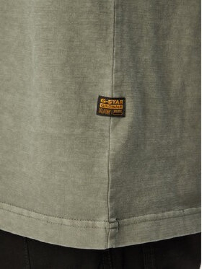 G-Star Raw T-Shirt Base D28588-E517 Zielony Regular Fit