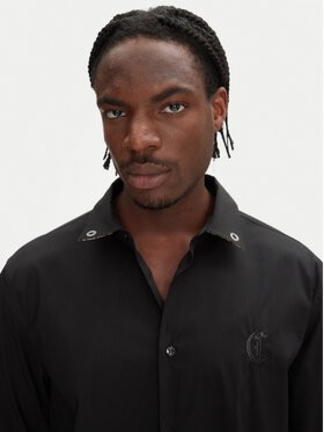 Just Cavalli Koszula 78OAL2A0 Czarny Relaxed Fit