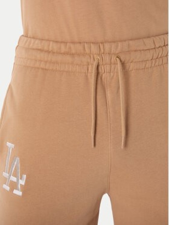 New Era Szorty sportowe LA Dodgers MLB League Essential 60596178 Pomarańczowy Regular Fit