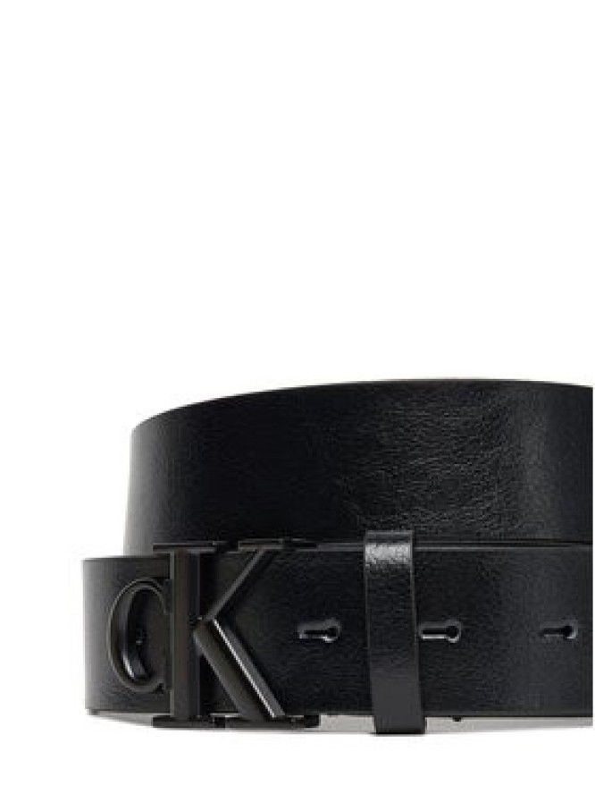 Calvin Klein Pasek Męski Ck Buckle Tumbled 35Mm LV04D7016G Czarny