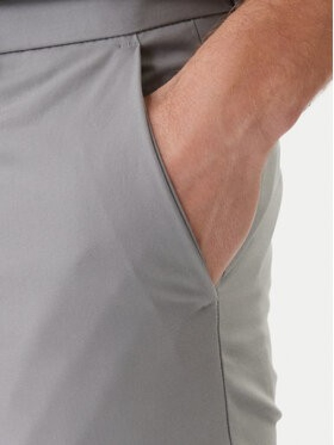 BOSS Chinosy P-Kaiton1 50543945 Srebrny Slim Fit