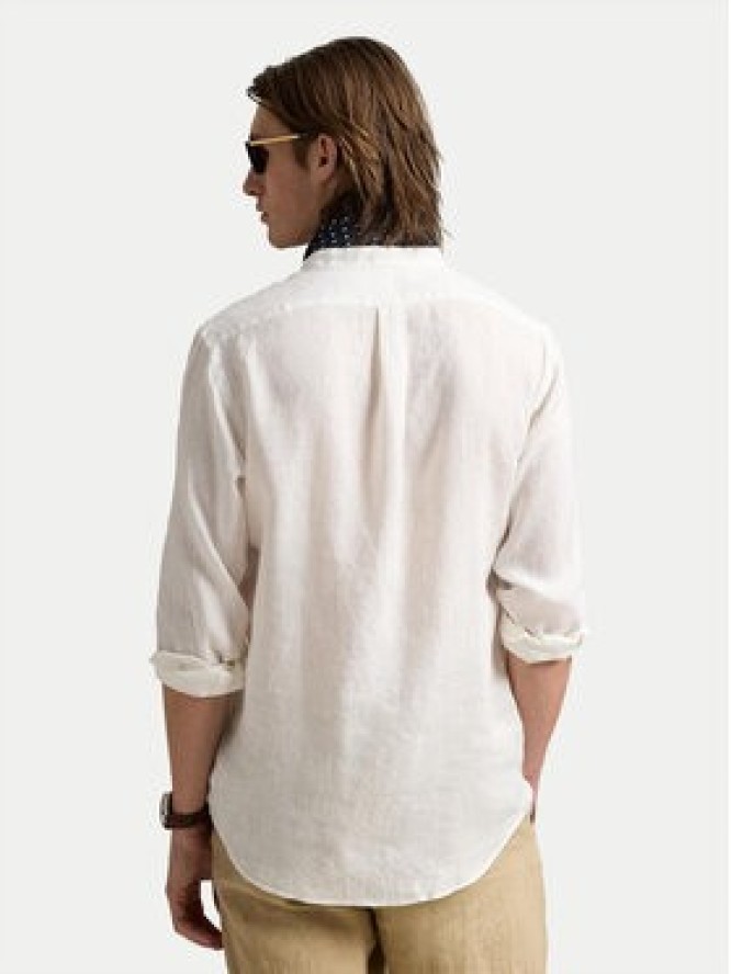 Polo Ralph Lauren Koszula 710968925006 Biały Slim Fit
