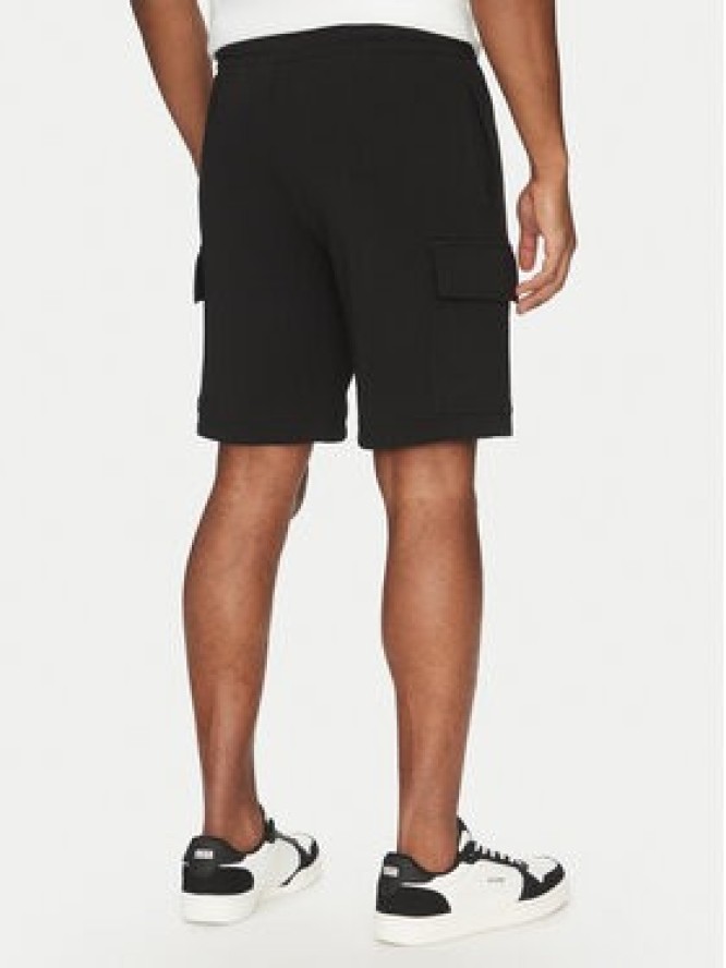 Lacoste Szorty sportowe GH9743 Czarny Regular Fit
