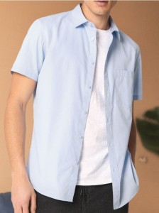 Koszula fit - błękitny